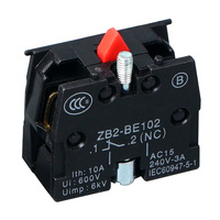 Contacts de commutateur à bouton-poussoir : Modules de contact ZB2 XB2-BE101C et XB2-BE102C
