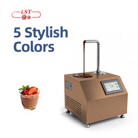 Machine à chocolat chaud LST 5.5L en promotion pour noix et fruits, neuve, machine à tempérer le chocolat