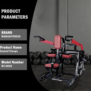 <span class=keywords><strong>Machine</strong></span> de musculation commerciale robuste et réglable pour <span class=keywords><strong>triceps</strong></span> et extensions de bras assises, avec système de charge à disques, pour l'entraînement de force, à vendre - Product Image 4