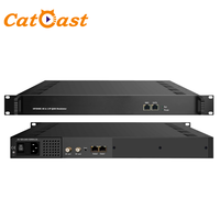 Modulateur IP QAM 48-en-1 DVB-C avec multiplexeur-écrémisseur pour diffusion TV et équipement CATV