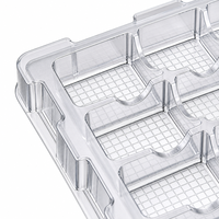 Plateau thermoformé personnalisé en PET pour l'emballage d'outils et de composants automobiles, fabricant de boîtes à inserts thermoformées