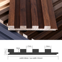 Panneau mural en bois 3D moderne pour la décoration intérieure 150 panneau de calandre solide en bois de 17mm