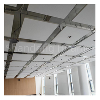 Plafon Gantung Awan Akustik Fiberglass Tahan Air dan Api dengan Desain Modern untuk Hotel dan Apartemen Kedap Suara