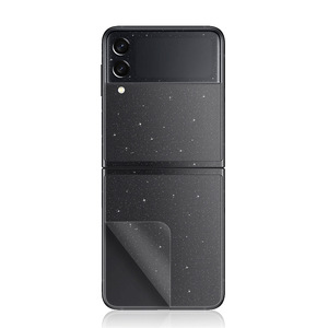 Película trasera transparente con purpurina para Samsung Galaxy Z Flip3, pegatina protectora impermeable F7110 para funda de teléfono plegable - Product Image 2