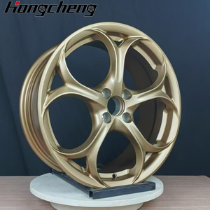 Jantes en alliage d'aluminium forgées sur mesure de 18 à 24 pouces à cinq branches pour Alfa Romeo Giulia <span class=keywords><strong>Tonale</strong></span> Stelvio 5x110/112, neuves, peintes en argent - Product Image 1