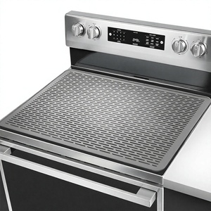 Silikon-Herdplattenschutzmatte 71x51cm, Hitzebeständig bis 450°C ° F Arbeitsplattenabdeckung für Elektrische Glaskeramikkochfelder, Multifunktionale Trockenmatte - Product Image 1