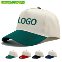 Gorra de Béisbol de 5 Paneles de Lona 100% Algodón con Logotipo Personalizado, Bordado con Patrones de Leopardo y Frutas, Unisex, para Adultos, Deportiva