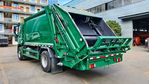 ISU Zu Giga 16m3 máy nén rác xe tải 2025 thiết kế mới nhất tùy chỉnh-thực hiện màu xanh lá cây xe màu 205hp động cơ diesel - Product Image 6