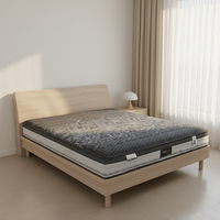 Hochwertige A-Klasse Queen-Size Feste Stützende Gel-Memory-Foam-Matratze Leicht zu Reinigen für Gästezimmer Geräuschlose Matratze