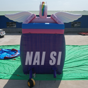 Toboggan aquatique gonflable Princesse violet <span class=keywords><strong>pour</strong></span> filles, <span class=keywords><strong>avec</strong></span> <span class=keywords><strong>piscine</strong></span> à éclaboussures intégrée, hybride, <span class=keywords><strong>pour</strong></span> usage commercial - Product Image 6