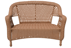 Juego de Muebles de Jardín <span class=keywords><strong>Jeco</strong></span> de 4 Piezas, Mimbre Sintético para Exteriores, Sofá de Ratán para Patio y Jardín - Product Image 4