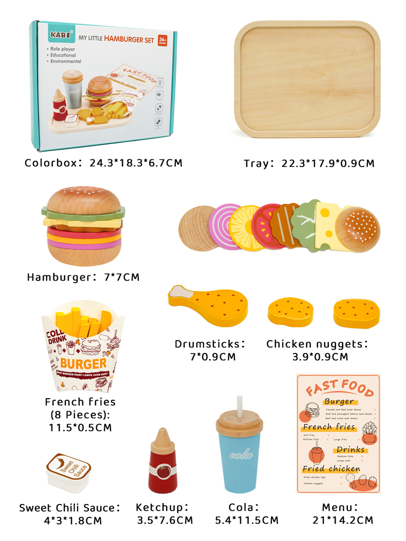 ชุดแฮมเบอร์เกอร์จิ๋วของฉัน (0.65 กก.)