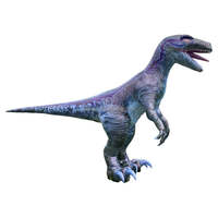 Costumes de mascotte gonflables de dinosaure Velociraptor réalistes pour Anime Cosplay Entertainmnet Dragon gonflable