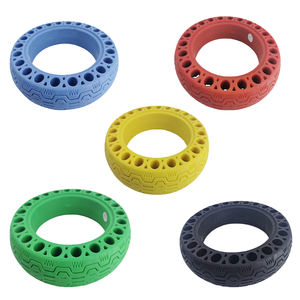 Roue en caoutchouc massif de dix pouces pour Nine Bot <span class=keywords><strong>Max</strong></span> <span class=keywords><strong>G30</strong></span> <span class=keywords><strong>KickScooter</strong></span>, accessoires de scooter électrique, roue de scooter électrique 60/70-6.5 - Product Image 4