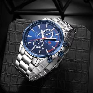 2025 Excelente calidad 3ATM Impermeable Moda de negocios Reloj para hombre Tres diales multifunción Relojes - Product Image 3
