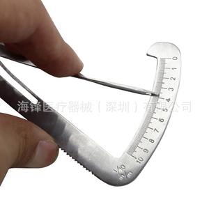 เวอร์เนียร์วัดความหนา Hai Feng ทำจากสแตนเลสสตีล ขนาด 10 มม. สำหรับวัดขี้ผึ้งและทอง - Product Image 2