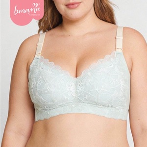 Women's Plus Size Nursing <b>Bra</b> Maternity Lace Push-Up Thin Breastfeeding Intimates - Product Image 1