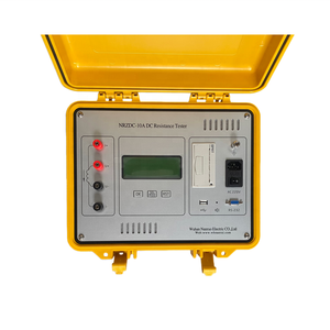 Testador de resistência monofásico dc 10a, testador de baixa resistência com impressora - Product Image 2