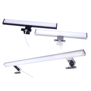 Lumières <span class=keywords><strong>de</strong></span> <span class=keywords><strong>salle</strong></span> <span class=keywords><strong>de</strong></span> <span class=keywords><strong>bain</strong></span> Led finition chromée noire 12W avec échappement 3 en 1 Led Cabinet Mirror Wall Bracket Lights Modern - Product Image 1