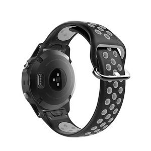 สำหรับ <span class=keywords><strong>Fenix</strong></span> <span class=keywords><strong>5S</strong></span>/<span class=keywords><strong>Fenix</strong></span> <span class=keywords><strong>5S</strong></span> <span class=keywords><strong>PLUS</strong></span> สายซิลิโคน Garmin สายทูโทน20mm - Product Image 3