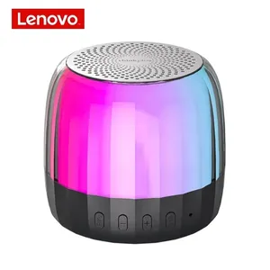  Lenovo k3 plus LED colorido luz ao ar livre cartão tf altifalante portátil sem fio casa de áudio do carro iluminação inteligente bluetooth alto-falante