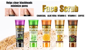 Roushun Vitamin C Face Scrub <strong>Black</strong> <strong>Head</strong> <strong>Remover</strong> and Cleaning Skin Pore Effect Skin Moisturizing - Product Image 6