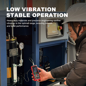 Compresseur d'air industriel à vis rotatif fixe avec inverseur à aimant permanent 50HP/30HP 8Bar 100CFM pour le sablage Fabriqué en Chine - Product Image 3