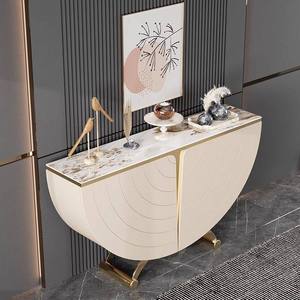 Light Luxury Taupe <b>Sideboard</b> Living Room Storage Cabinet Modern Home Furniture - Product Image 4