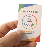 Placa NFC de Google para Mesa, Soporte NFC para Mesa, Tarjeta de Visita NFC, Placa NFC para Reseñas de Google para tu Negocio