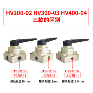 Xinde Manual Valve Hv400-04 1/2 In Port Size Three Position Four Way Directional <b>Control</b> Valve - Product Image 4