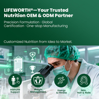 Poudre de légumes super-aliments minéraux Lifeworth, fibres alimentaires, super-aliments verts, multivitamines complètes, complément alimentaire pour adultes