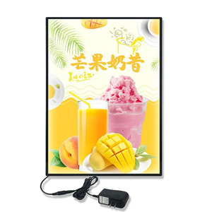 Led quảng cáo dấu hiệu LED Slide-in Khung siêu mỏng ánh sáng Hộp dấu hiệu LED ánh sáng dấu hiệu cho doanh nghiệp quảng cáo - Product Image 1