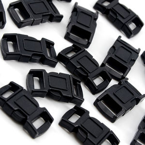 1/2 ''Clips de <span class=keywords><strong>Bracelet</strong></span> Paracord profilés incurvés Boucles à dégagement latéral rapide en plastique Sangles Accessoires - Product Image 5