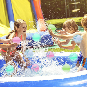 Vente en gros de jouets aquatiques d'été personnalisés Ballons à eau réutilisables pour enfants Ballons à eau auto-scellants en silicone pour enfants