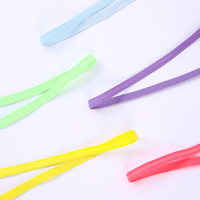 Bande élastique antidérapante en silicone noir et blanc pour vêtements, chaussettes, motif chevrons, sangle d'épaule en caoutchouc de 3 mm