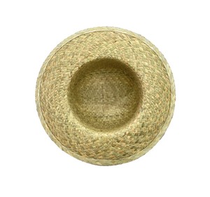 Chapeau de paille Panama d'été personnalisé avec logo, en herbe naturelle, pour sauveteur, surf, safari, plage, idéal pour l'extérieur - Product Image 5