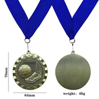 Médailles et Plaques de Récompense en Alliage de Zinc Plaqué Antique Thème Football Modèle LY684 en Stock pour Événements de Football et Journées Sportives Scolaires - JIATAO
