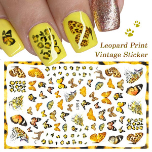 Calcomanías de Uñas Estilo Japonés, Mariposas y Flores Coloridas en 3D, Adhesivos de Lujo para Arte de Uñas con Autoadhesivo - Product Image 6