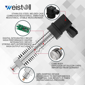 4-20 मा उत्पादन औद्योगिक उच्च सटीकता दबाव ट्रांसमी के साथ 131 उच्च तापमान दबाव सेंसर के रूप में उपलब्ध - Product Image 4