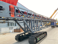 JUXIN Mobile Stacker and Crawler Belt Telescopic Conveyor Engine-Fueled Flexible and Convenient Tracked Stacker Conveyor