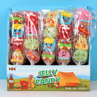 Heerlijke Cartoon Dierlijke Vorm Snoepjes Fruitige Smaak Kerst Lolly Zachte Snoep Jelly Gummies