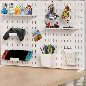 Draagbaar Klem-Stijl Desktop Peg Paneel Gemaakt Van Duurzaam Materiaal, Ideaal Voor Bureaus Gatenbord Voor Het Gemakkelijk Vasthouden Van Accessoires - Product Image 1