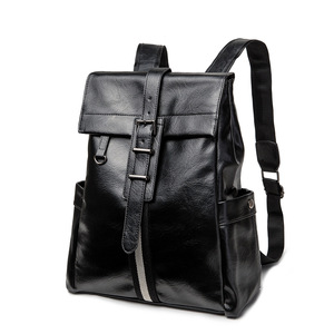 <span class=keywords><strong>Sac</strong></span> à dos pour ordinateur portable en <span class=keywords><strong>cuir</strong></span> PU souple noir, <span class=keywords><strong>sac</strong></span> à dos d'école, <span class=keywords><strong>sac</strong></span> à main, logo <span class=keywords><strong>de</strong></span> la marque VICUNA POLO, vente chaude personnalisée - Product Image 4