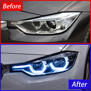 Para <span class=keywords><strong>BMW</strong></span> Serie 3 F30 F35 320i 325i 330i 2013-2019 LED Auto faros montaje actualización alta configuración proyector lente Accesorios - Product Image 4