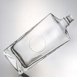 Venta al por mayor, vodka cuadrada, whisky, <span class=keywords><strong>ron</strong></span>, ginebra, Tequila, brandy, botella de licor personalizada de 750ml - Product Image 3