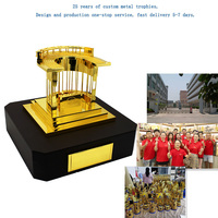 Nouveau design de trophée en métal personnalisé pour le championnat de basketball et de football, médaille créative de récompense, personnalisation de trophée