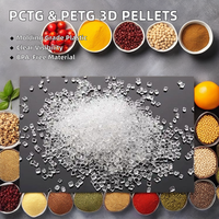 Granules de matière première en plastique vierge de granules de téréphtalate de PCTG PETG de catégorie alimentaire pour le moulage de filament 3D
