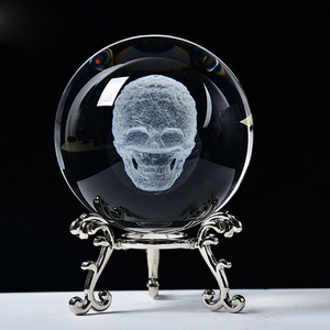 Esfera de bola de dragón de bola de cristal láser con soporte de <span class=keywords><strong>metal</strong></span> - Product Image 4