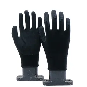 Newsail Multi Purpose Nitrile Coated Sandy Finish Flex Work Gloves Great Grip and Abrasion Resistant