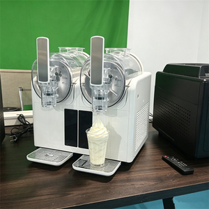 Máquina comercial de granizados de 2 tanques con control digital, máquina automática para hacer bebidas congeladas, máquina de granizados de doble cilindro en venta - Product Image 5